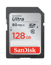 SanDisk SD Ultra 128 GB 80 MB/s class 10 - W MAGAZYNIE