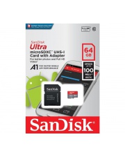Sandisk microSDHC 64 GB ULTRA 100MB/s C10, A1 + adapter SD