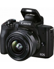 Canon EOS M50 Mark II czarny + 15-45