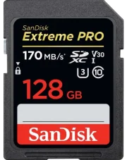 SANDISK EXTREME PRO micro SDXC 128 GB 170/90 MB/S V30 C10 A2 UHS-I U3 