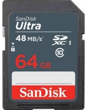 SanDisk SD Ultra 64 GB 48 MB/s class 10 - W MAGAZYNIE