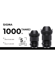 SIGMA 28mm F1.4 i 40mm F1.4 taniej o 1000
